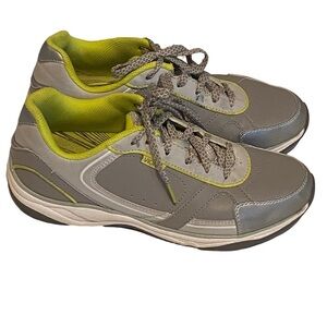 Vionic Kona Orthotic Running Shoes in‎ Gray/Lime Size 7.5